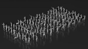 3D HD People 09 spectator