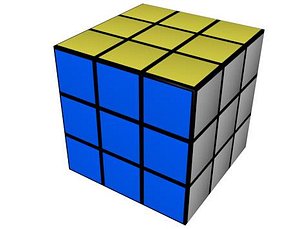 Low Poly Rubik's Cube