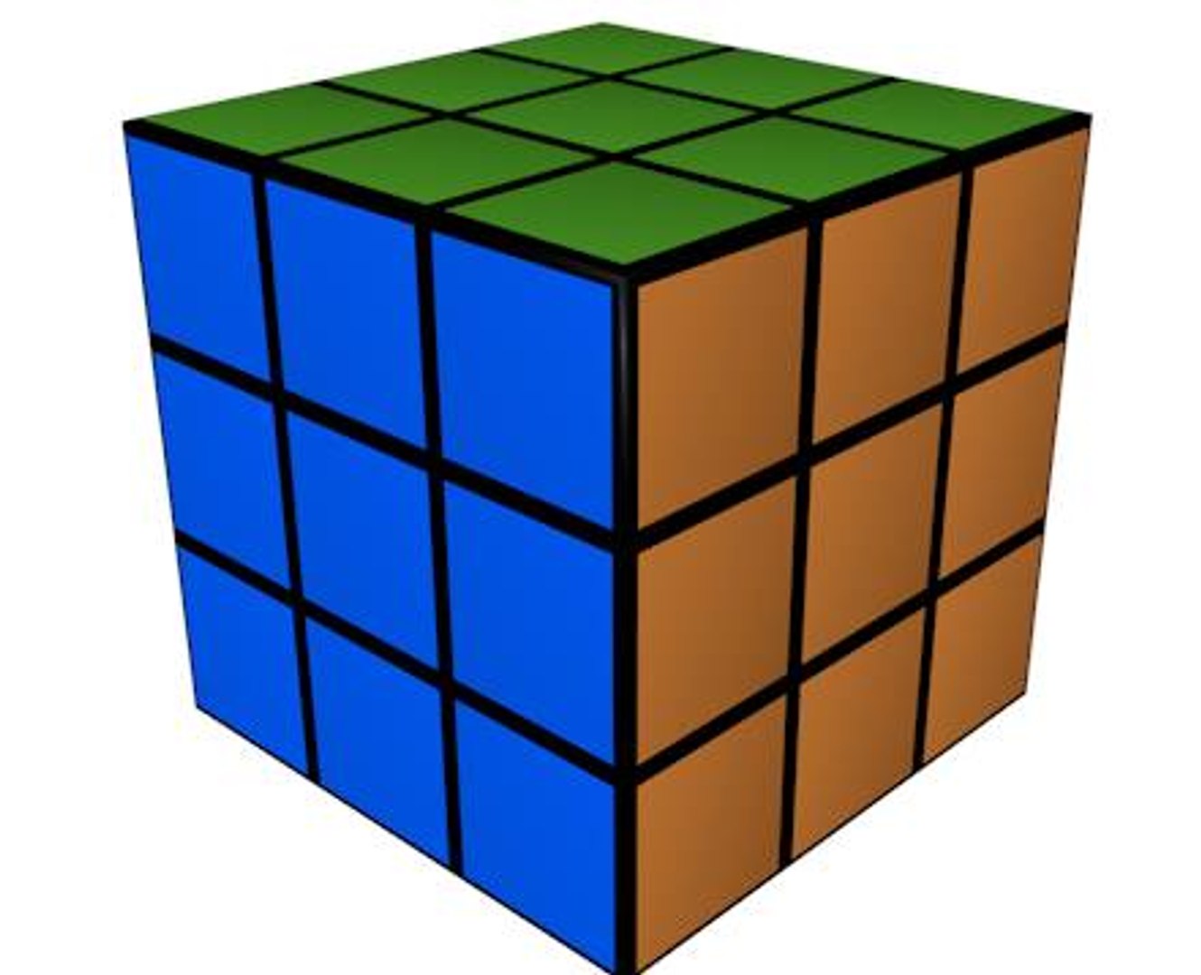 3d rubik s cube model