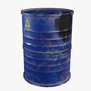 oil barrel 3D model