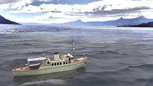 classic yacht 3d blend