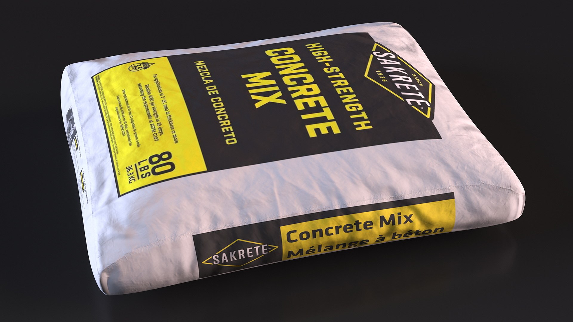 3D model Lying Cement Sakrete 80 Lb White https://p.turbosquid.com/ts-thumb/rG/tWByN3/JI/lyingcementsakrete80lbwhitec4dmodel006/jpg/1696940061/1920x1080/fit_q87/020bcc9c619871edaa7e0ff1594e6f2427268acb/lyingcementsakrete80lbwhitec4dmodel006.jpg