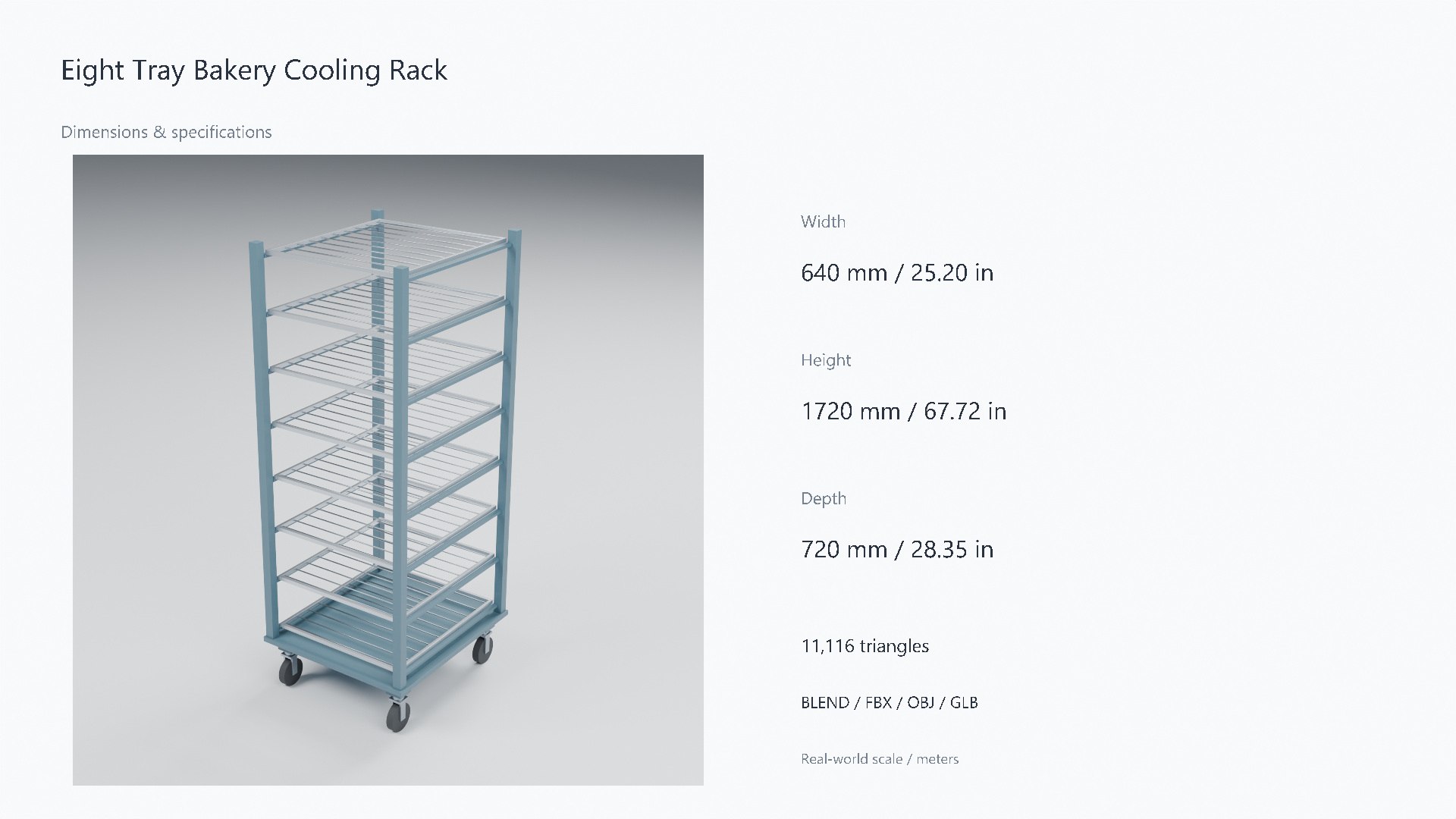3D model Eight-Tray Bakery Cooling Rack https://p.turbosquid.com/ts-thumb/rG/veznpq/V6/07_dimensions/jpg/1788956656/1920x1080/fit_q87/fc7bee17777cd628dec628e4209c1c9e71d63146/07_dimensions.jpg