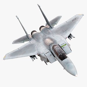 3dsmax f-15 strike eagle fighter