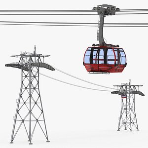 Peak 2 Peak Gondola Lift Cabin Towers