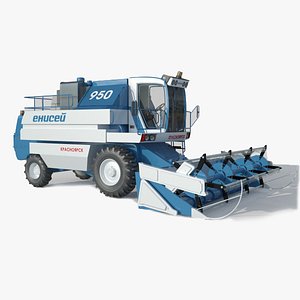 3D model Yenisei 950 Combine Harvester