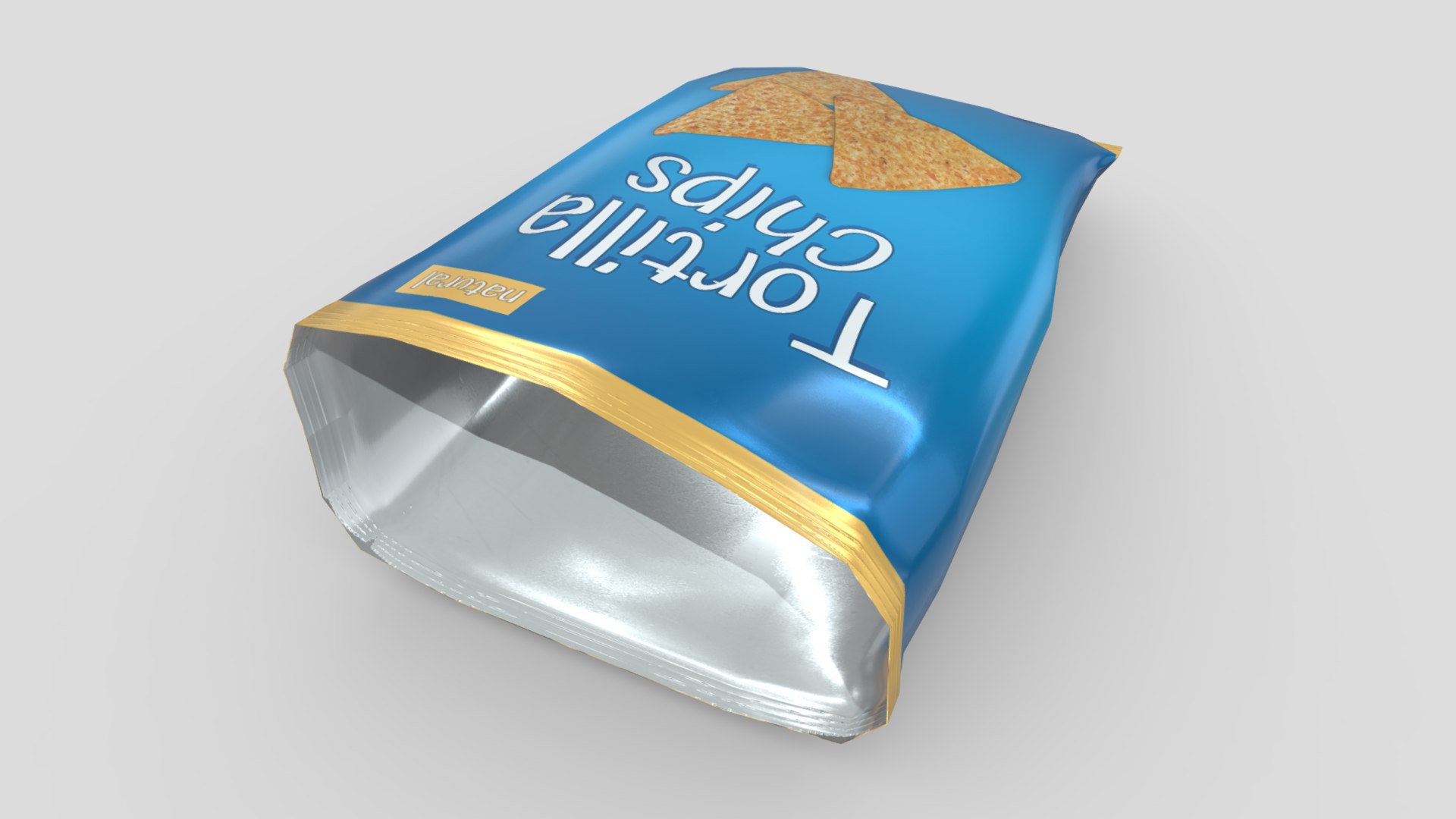 3D Tortilla Chips Bag Open TurboSquid 2179052