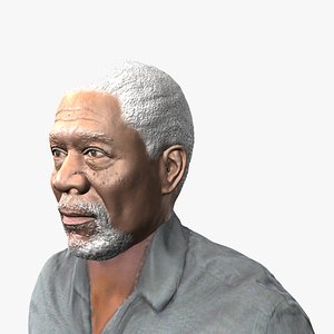 3D Morgan Freeman model