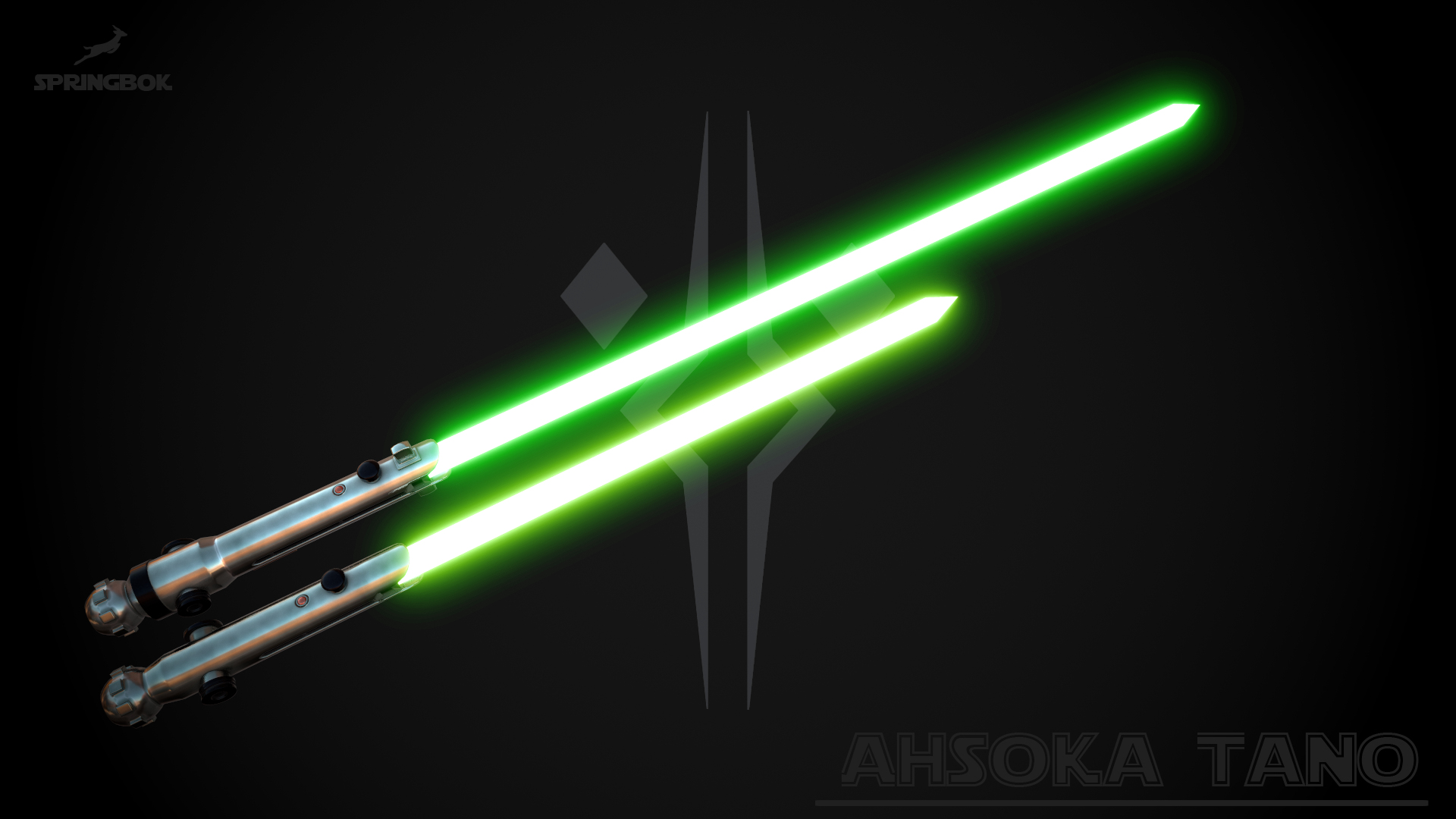 Ahsoka Tano Lightsabers 3D - TurboSquid 1738739