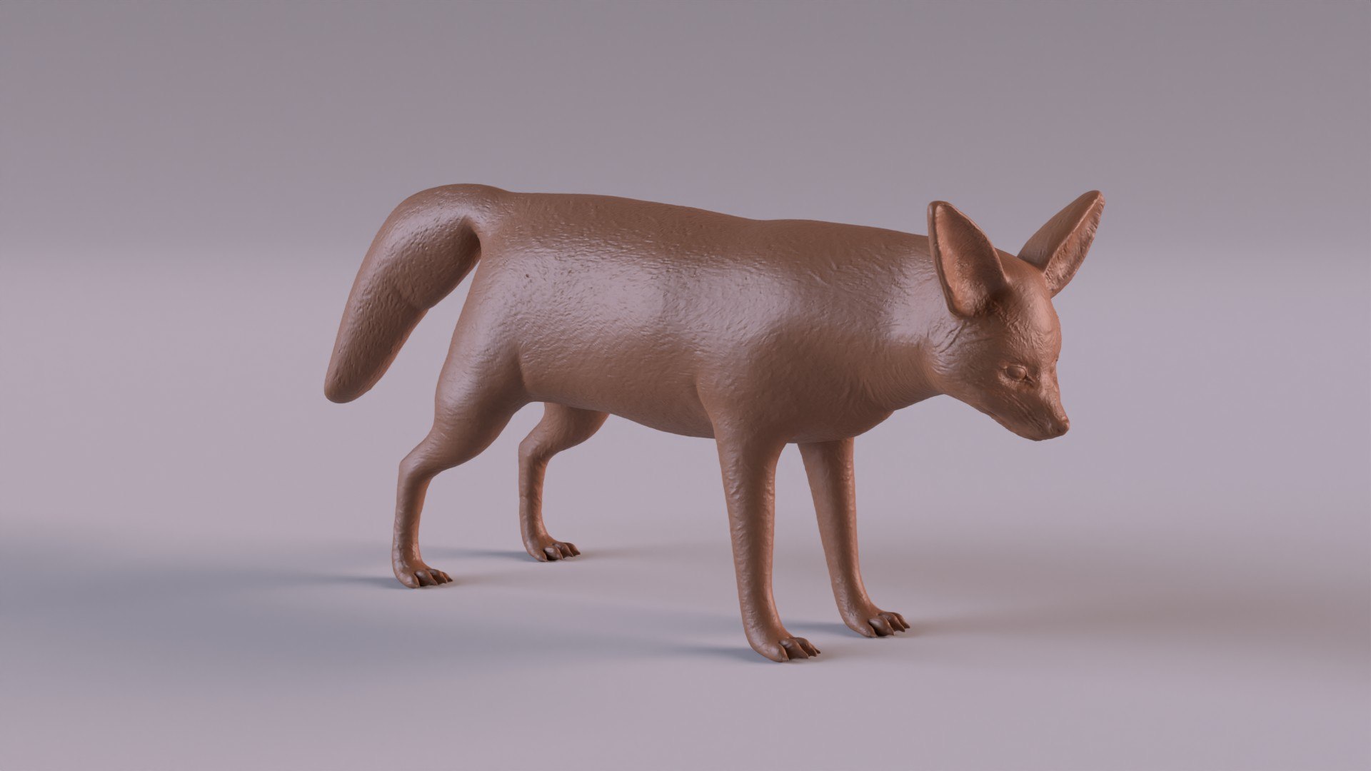 3D Fennec Fox Printable - TurboSquid 2007009