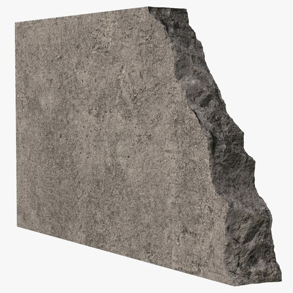 modelo 3d Cemento de pared rota - TurboSquid 2189811