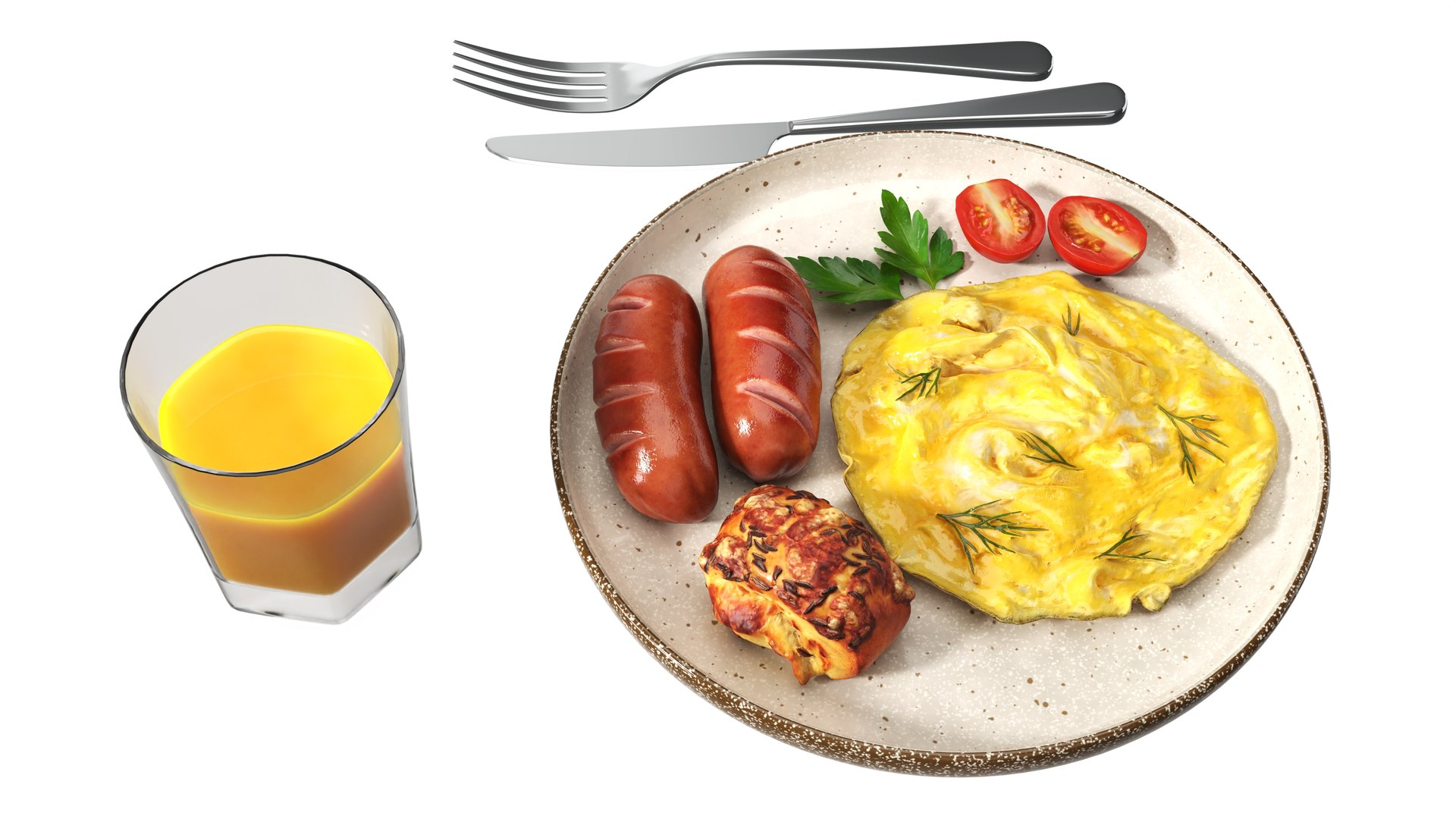 3D Breakfast with omlette sausages and juice model https://p.turbosquid.com/ts-thumb/rH/93Dxcd/YO/002/jpg/1783619362/1920x1080/fit_q87/89771d58d05338859f8e09fe4fb21c8a7126fff1/002.jpg