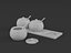 porcelain condiment jar spice 3D model