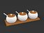 porcelain condiment jar spice 3D model