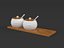 porcelain condiment jar spice 3D model