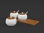 porcelain condiment jar spice 3D model