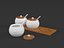 porcelain condiment jar spice 3D model