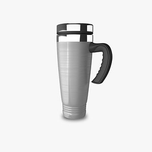 Stainless Steel Travel Mug Contigo 3D Model $29 - .3ds .blend .c4d .fbx  .max .ma .lxo .obj - Free3D