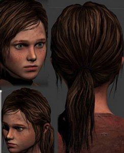 Ellie - The Last Of Us - 3D model by eloyms (@eloyms) [7aea295]