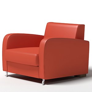 3d model modern contemporary chair