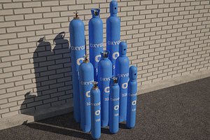 oxygen tank 3D