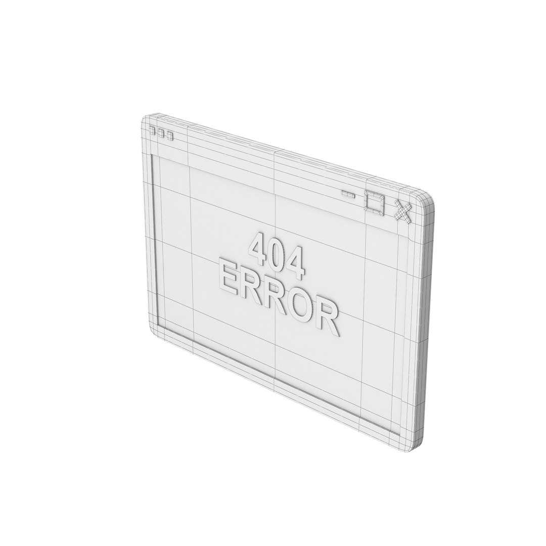 3D model Error 404 Browser Window https://p.turbosquid.com/ts-thumb/rH/KLemfy/jc/6665/png/1755368940/1920x1080/fit_q87/659d88eb0af58f9e88c759c7bb381ae08fdd3a09/6665.jpg