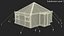 3D Military Tent Closed