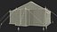 3D Military Tent Closed