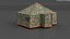 3D Military Tent Closed