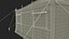3D Military Tent Closed