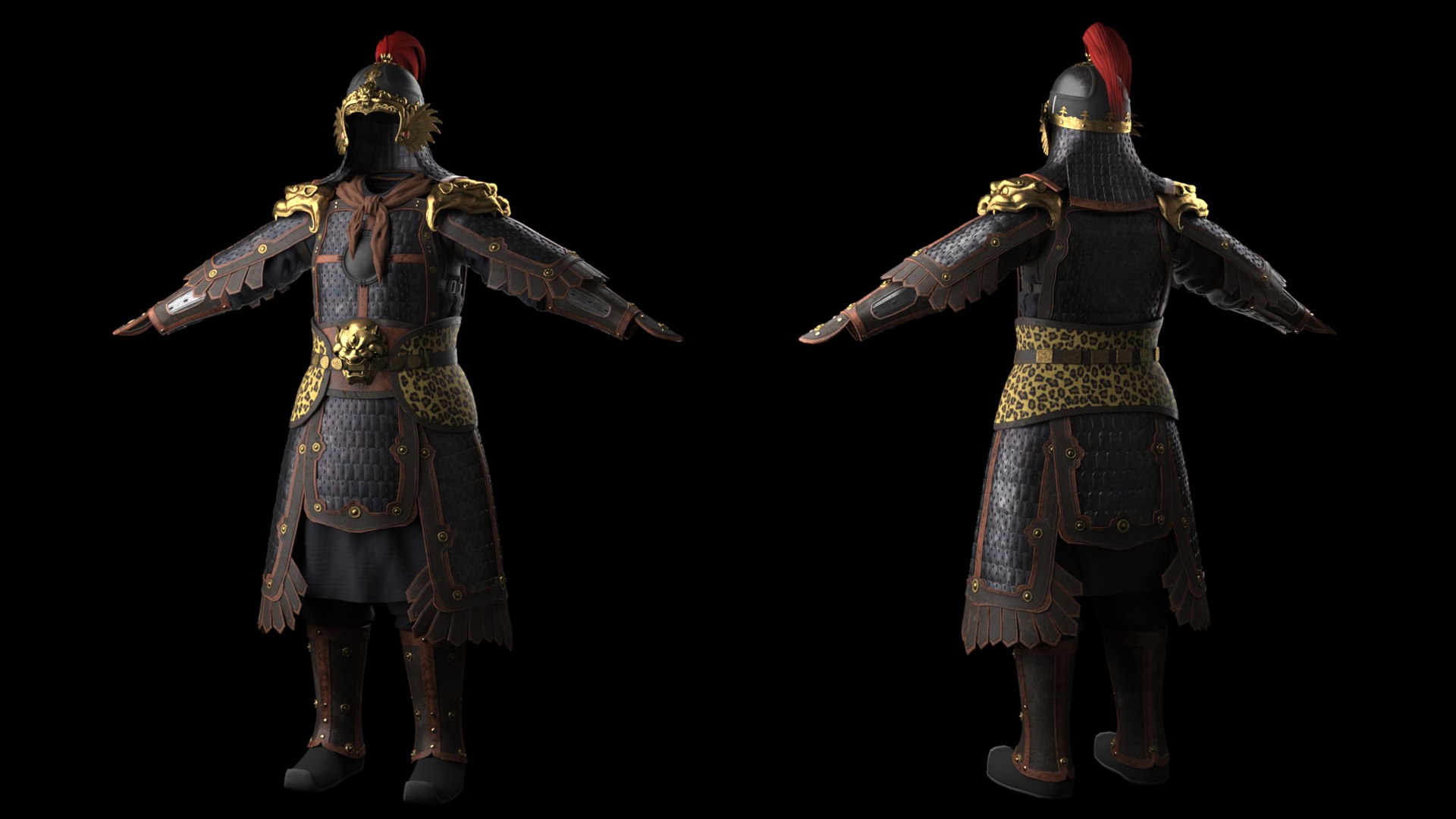 Ancient generals Tang Dynasty of China 3D model - TurboSquid 1748696