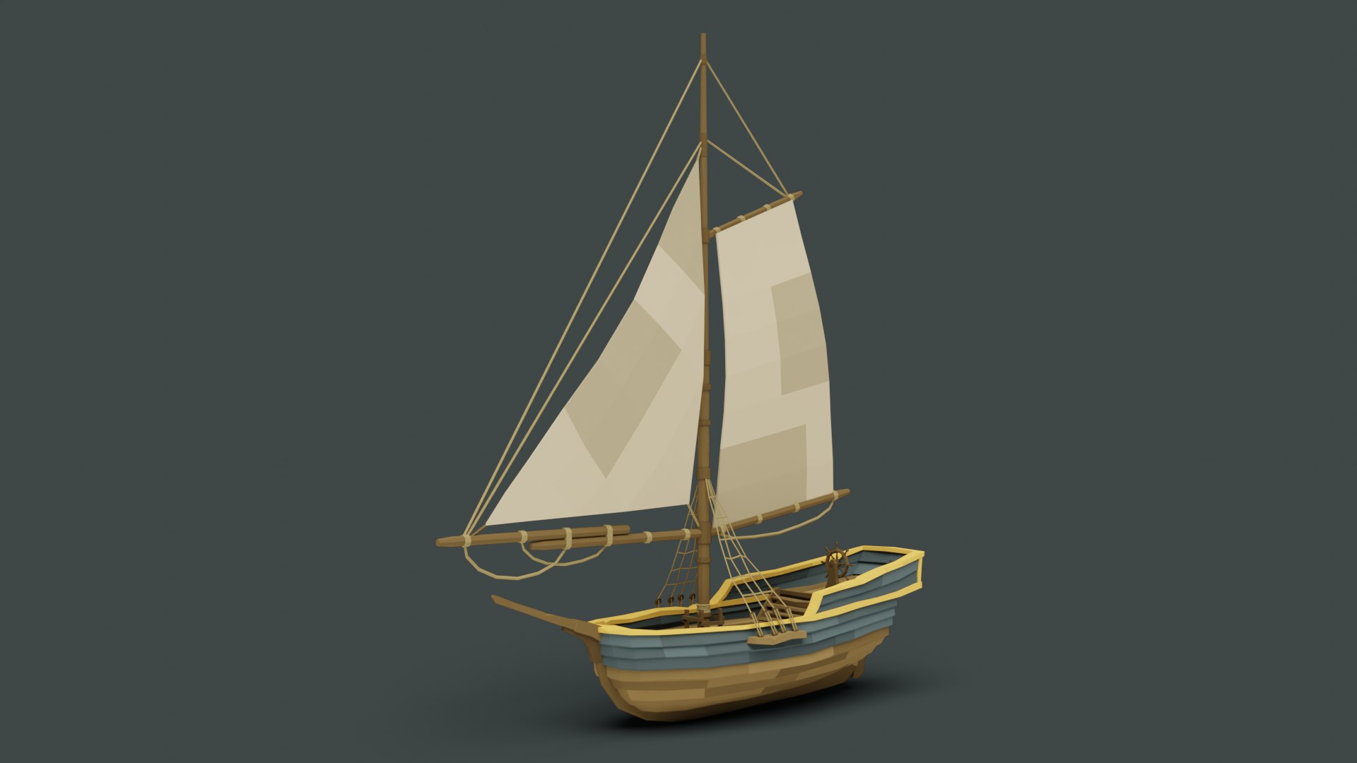 3D Model Ships Low Poly Pack - TurboSquid 2015666