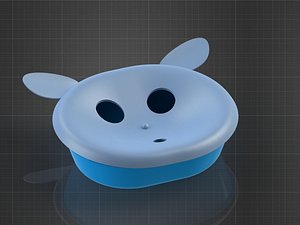 blue soap dispenser model