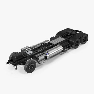 3D truck chassis model