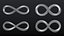 infinity symbols 3d model