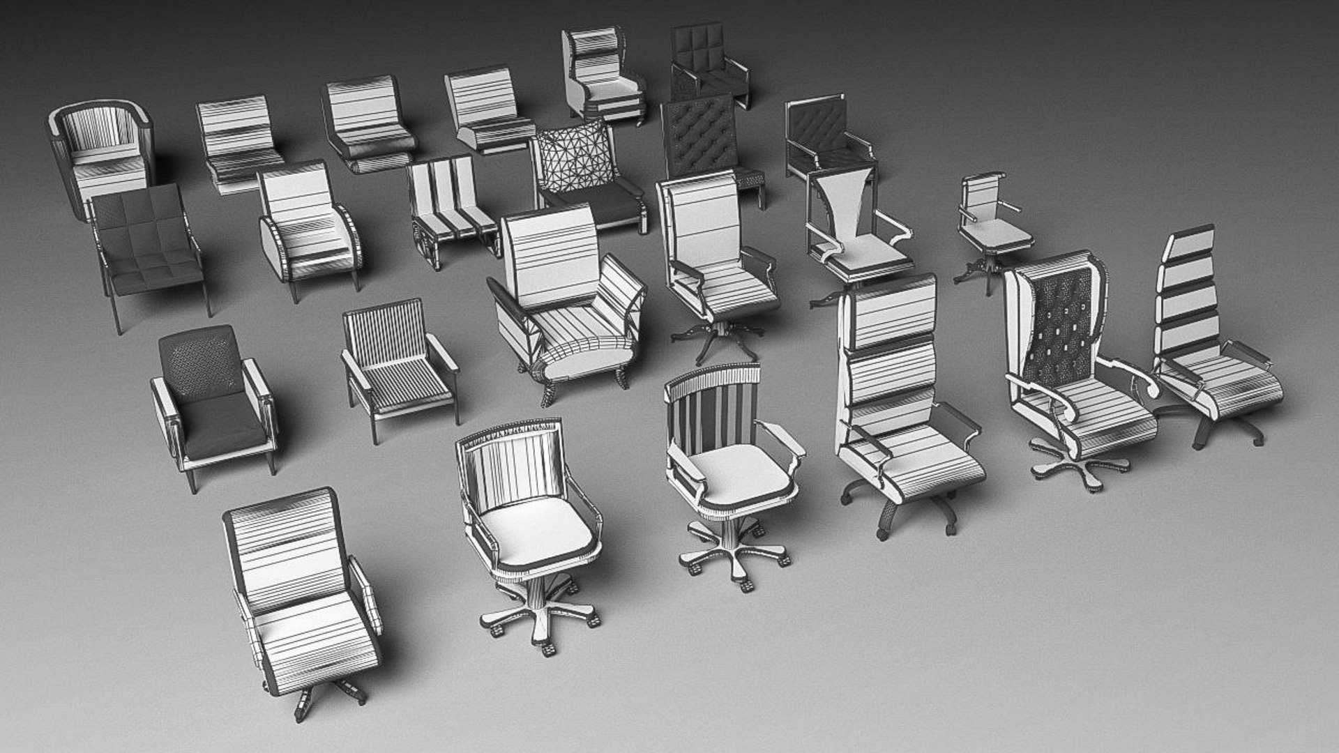 armchair pack - 24 3D https://p.turbosquid.com/ts-thumb/rH/jDLR9N/U2/armchairpack24piecesrender3/jpg/1648745865/1920x1080/fit_q87/55685b71c02299ba5a0d117965acba53ac9b2fcc/armchairpack24piecesrender3.jpg