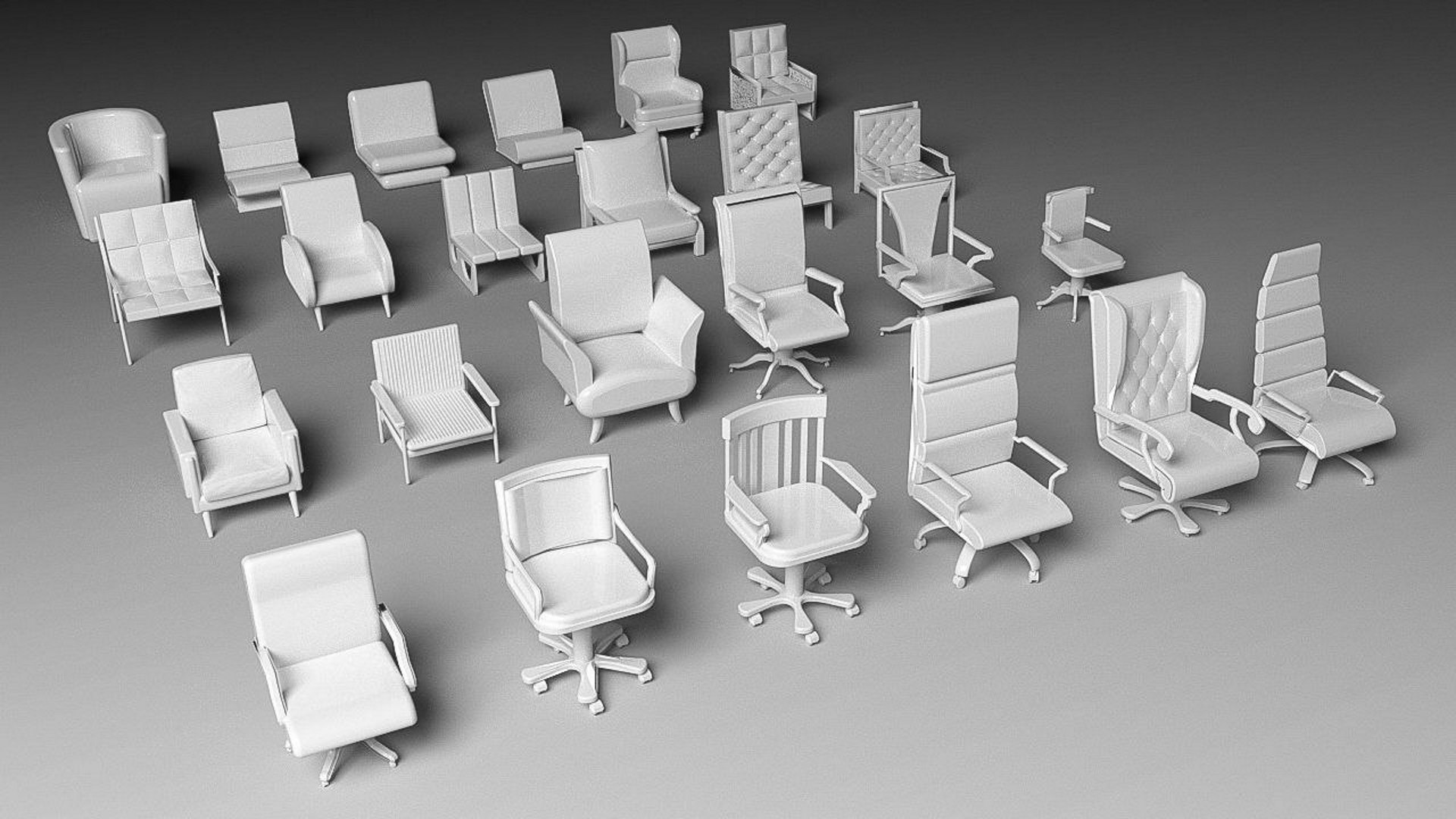 armchair pack - 24 3D https://p.turbosquid.com/ts-thumb/rH/jDLR9N/h2/armchairpack24piecesrender1/jpg/1648745865/1920x1080/fit_q87/6d8063731cbee196e8e0d7a10baf6b30ae290eb9/armchairpack24piecesrender1.jpg