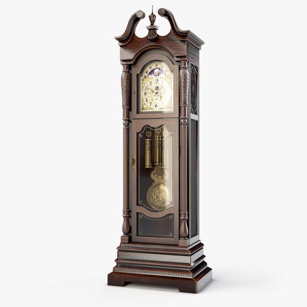 Howard miller grandfather clock 3D model - TurboSquid 1517108