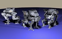4-legged scurry mech