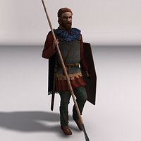 Low-poly Elite Spearman