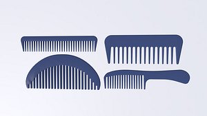 Hair comb plastic collection