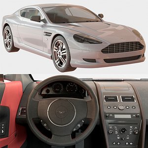 3D Aston Martin DB9 Car