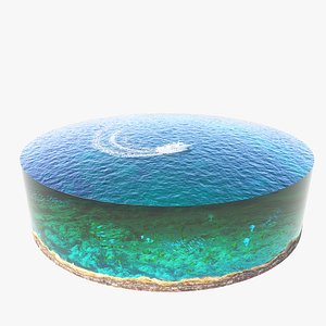 3ds max diorama ocean underwater