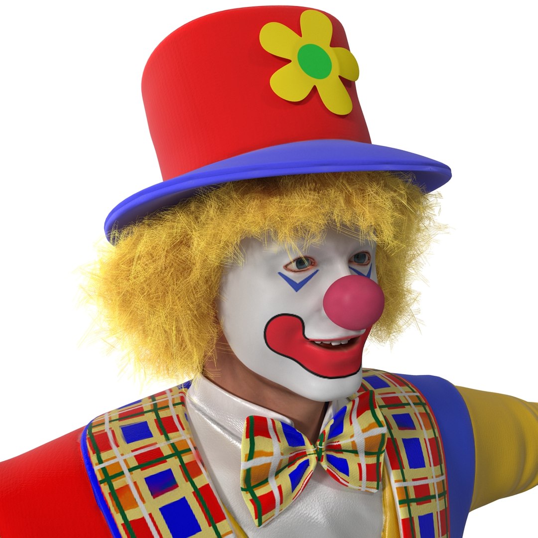 clown 2 version 3d max https://p.turbosquid.com/ts-thumb/rI/1ZIhqa/rWCx6WPz/clown2fur_20/jpg/1396972997/1920x1080/fit_q87/5bf771f1e79277350acb46f91148885e6b5b9051/clown2fur_20.jpg