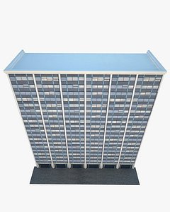 3d obj background house