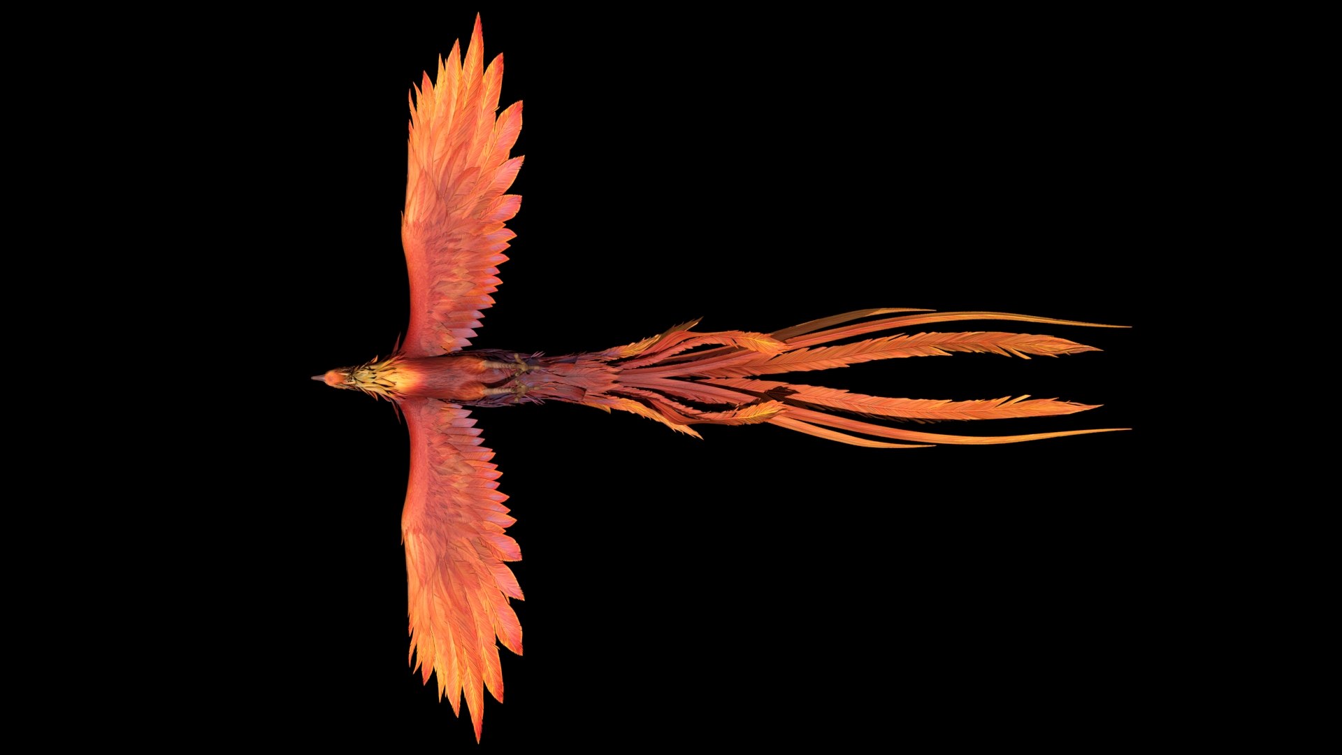 Phoenix The Fire - Bird The Divine Bird 3D - TurboSquid 2398755