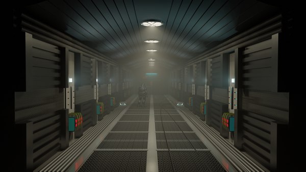 Spacecraft Corridor 3D Models for Download | TurboSquid