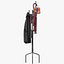 Coat Rack Bedroom Iron 3D model