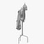 Coat Rack Bedroom Iron 3D model