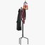 Coat Rack Bedroom Iron 3D model